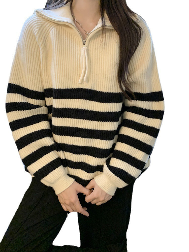 Korean Casual Elegant Knitwear Top